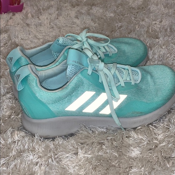 Adidas sneakers size 7 1/2 worn ONCE - Picture 1 of 3